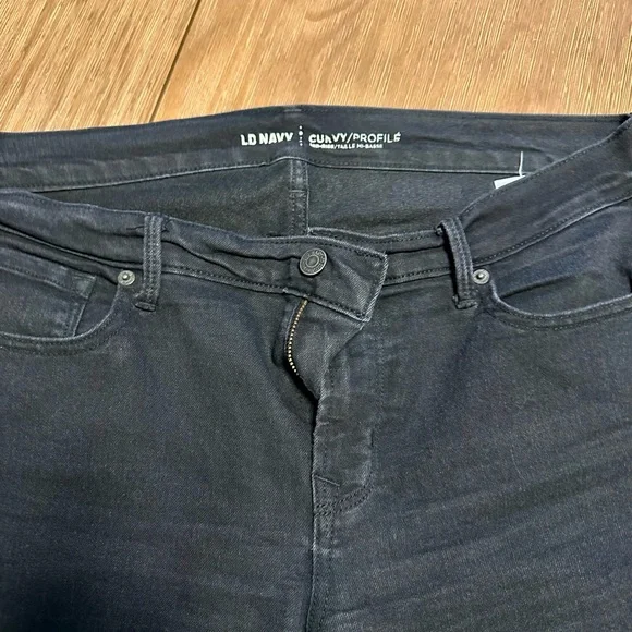 Old Navy Black Women's Jeans Curvy Profile 10T Tall - Picture 4 of 4